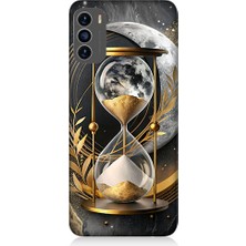 Teknomeg Reeder S19 Max Pro S Uyumlu Altın Kum Saati  Desenli Silikon Kılıf