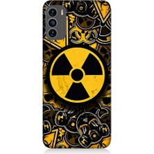 Teknomeg Reeder S19 Max Pro S Uyumlu Nükleer Sembol  Desenli Silikon Kılıf