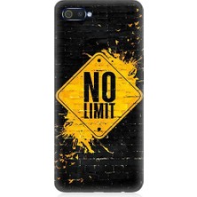 Teknomeg Realme C2 Uyumlu No Limit  Desenli Silikon Kılıf