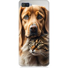 Teknomeg Realme C2 Uyumlu Dostluk Portresi  Desenli Silikon Kılıf