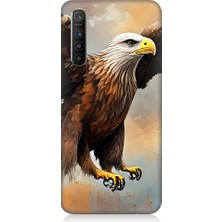 Teknomeg Realme X2 Uyumlu Kartal Uçuşu  Desenli Silikon Kılıf