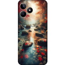 Teknomeg Realme C53 Uyumlu Huzurlu Orman  Desenli Silikon Kılıf