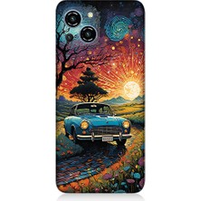 Teknomeg Reeder S23 Pro Max Uyumlu Gece Manzarası  Desenli Silikon Kılıf