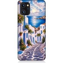 Teknomeg Reeder S19 Max Pro Uyumlu Beyaz Sokak  Desenli Silikon Kılıf