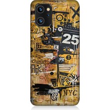 Teknomeg Reeder S19 Max Pro Uyumlu Karma Grafik  Desenli Silikon Kılıf