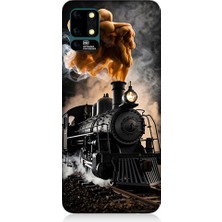Teknomeg Reeder S19 Max Uyumlu Kara Tren  Desenli Silikon Kılıf