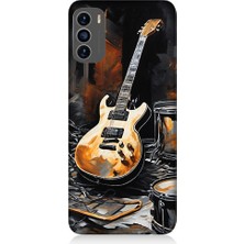 Teknomeg Reeder S19 Max Pro S Uyumlu Gitar ve Bateri  Desenli Silikon Kılıf