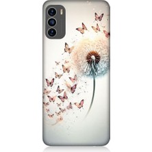 Teknomeg Reeder S19 Max Pro S Uyumlu Karahindiba Kelebekler  Desenli Silikon Kılıf