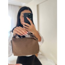 Clara Acı Kahve Süet Çanta
