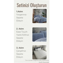 Nanosoft Çift  Kişilik Lastikli Çarşaf Gri  160x200 Cm