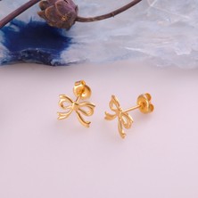 Nox Jewelry 925 Ayar Gümüş Kurdela Küpe - E00256