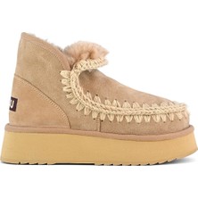 Mou Kadın Bot (Kar) MU.FW681000A Cam  Mou Mini Eskimo Platform Boot Camel