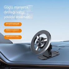 Span Manyetik Araç Cep Telefonu Tutucusu Dayanıklı Pano Masaüstü Manyetik Destek Braketi Apple Için Uygun (Yurt Dışından)