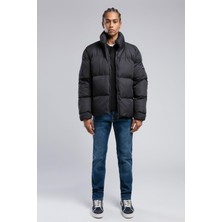 Lee Cooper Bruce Erkek Dik Yaka Şişme Mont Lacivert