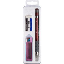 Tombow Sh-300 Grip 0,7 mm Plastik Kutulu Set - Bordo