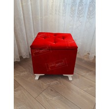 AldaGelsin 45 cm Kapitoneli Ayakucu Kapı Önü Antre Bench Puf