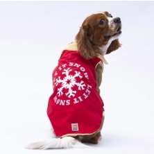 Kırmızı Yukon Yelek Köpek Yeleği Köpek Kıyafeti Köpek Yağmurluk