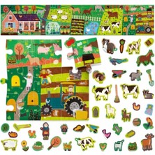 Toyfest Puzzle + Stickers The Farm