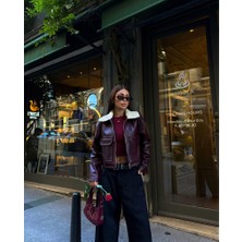 Leona Yaka Peluş Detay Ceket 2596