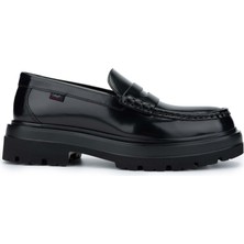 Callaghan Erkek  Deri Siyah Loafer Ayakkabı 618 52310 Erk Ayk SK24-25 Negro