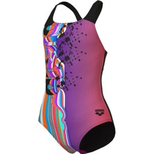 Arena Palette Girl One Piece Swimsuit Multi Shocking Pink/black 007918905