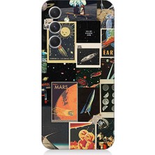 Samsung Galaxy A34 Uyumlu Duman Sanatı  Desenli Silikon Kılıf