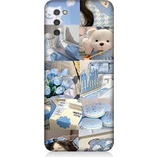 Samsung Galaxy A03S Uyumlu Mavi Oyuncaklar  Desenli Silikon Kılıf