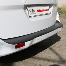 Woodhub Ford Courier Mat Siyah Arka Tampon Eşiği Koruma 2014-2024 Yılı Arasına Uyumludur