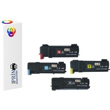 PlusPrint Xerox Workcentre 6505N -106R01601 4 Renk Set Muadil Toner