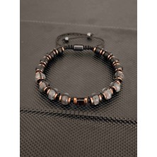 Tahrastone 8 mm Spectrolit-Oniks-Damla Kehribar Doğaltaş Bileklik