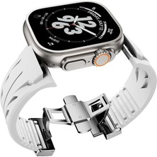Coolacs Apple Watch Ultra / Watch Ultra 2 49MM Uyumlu Yüksek Kalite Tpu Silikon Kordon Kayış