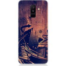 Samsung Galaxy A6 Plus Uyumlu Karanlık Tiyatro  Desenli Silikon Kılıf