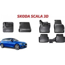 Skoda Scala 3D Havuzlu Paspas 2020-Sonrası