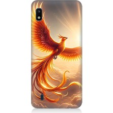 Samsung Galaxy A10 Uyumlu Anka Kuşu  Desenli Silikon Kılıf