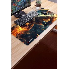 Sonic Touch Sonictouch Ultragrand Ring Ateşi Boksör Temalı Gamer Oyuncu Xxl Klavye Mouse Pad 40X90CM