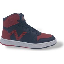 North Wıld Siyah Kırmızı Bilekli Spor Ayakkabı