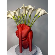 Nk Ateiler Gerçekçi Anatomik Kalpli Vazo 23CM