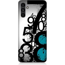 Samsung Galaxy A13 Uyumlu Sayısal Karmaşa  Desenli Silikon Kılıf