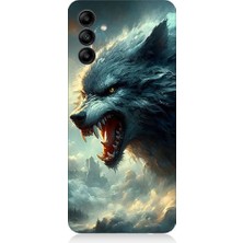 Samsung Galaxy A35 Uyumlu Kurt ve Sis  Desenli Silikon Kılıf