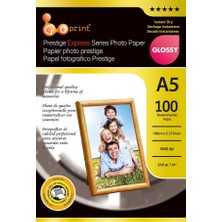 Goprint Prestıge Serisi Parlak A5 15X21CM Fotoğraf Kağıdı 260GR 100 Yaprak