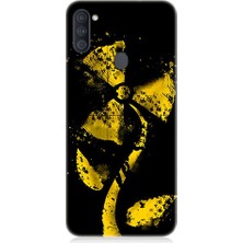 Samsung Galaxy A11 Uyumlu Rüzgar Gülü  Desenli Silikon Kılıf