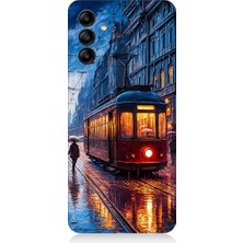 Samsung Galaxy A25 Uyumlu Istanbul Tramvay  Desenli Silikon Kılıf