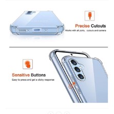 Kılıforyum Samsung Galaxy S24FE Kılıf Darbe Emici Köşe Korumalı Şeffaf Kılıf