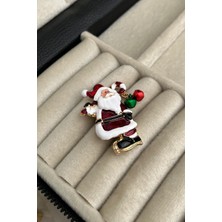 Modex Yılbaşı Özel Sevimli Noel Baba Broş (5cm)