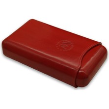 Montes Gerçek Deri El Yapımı Puro Kılıfı Üçlü (65 Ring) Paris