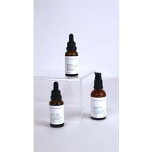 Glowmolecules Nemlendirici ve Aydınlatıcı 3'lü Cilt Bakım Seti - C Vitamini Serum - Hyaluronic Asit Serum - Nemlendirici Krem