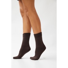 Katia & Bony Çocuk Havlu Çorap Koyu Kahverengi