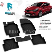 Broadcast Renault Clio 4 2013-2020 Arası 4 D Havuzlu Kauçuk Paspas