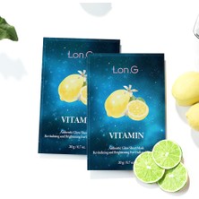 Lon.G K-Beauty 10'lu Kutu Vitamin Otantik Canlandırıcı Aydınlatıcı Yüz Maskesi