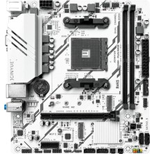 Jgınyue B350M-PLUS Amd B350 Chıpset Ddr4 4000 Mhz(Oc) Matx Am4 Gamıng Anakart